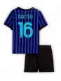 Inter Milan Davide Frattesi #16 Hjemmedraktsett Barn 2025-26 Korte ermer (+ bukser)